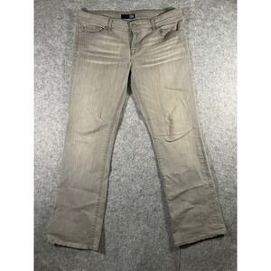 David Kahn Womens Grey Stretch Denim Bootcut Jeans Size 36 Waist